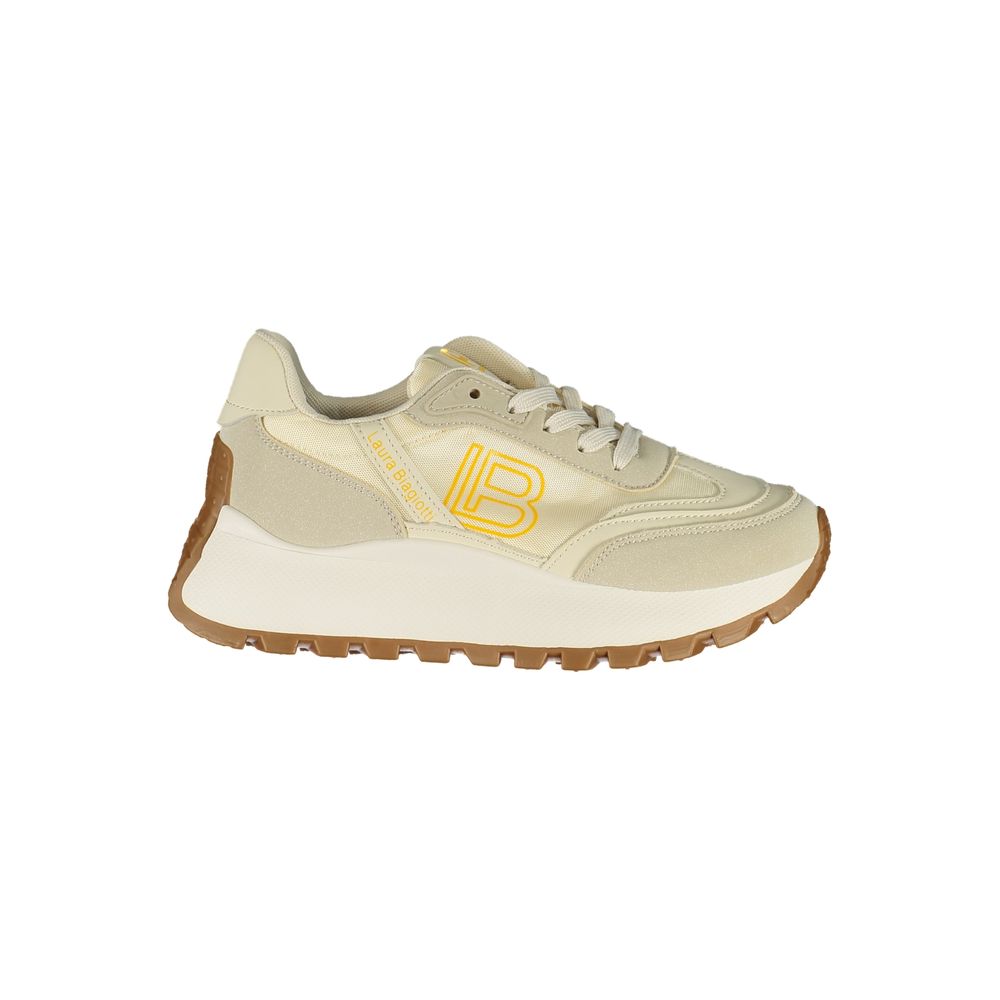 Laura Biagiotti Beige Polyurethaan Damessneaker