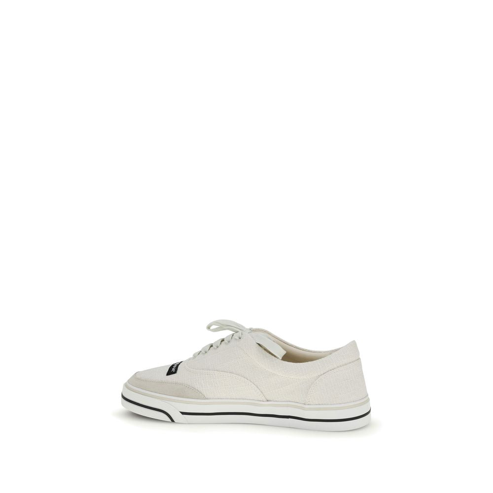 Dolce & Gabbana Lage sneakers van wit linnen