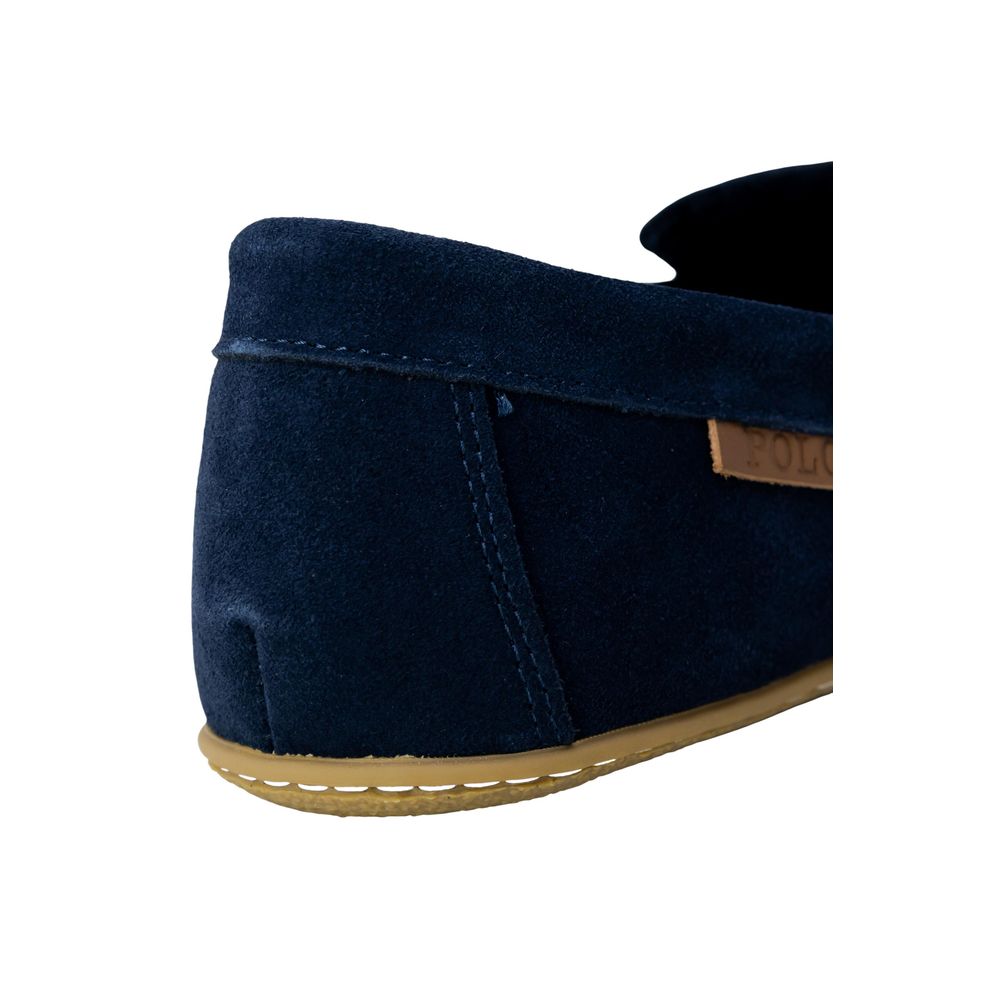 Ralph Lauren Blauwe Pantoffels van imitatiebont