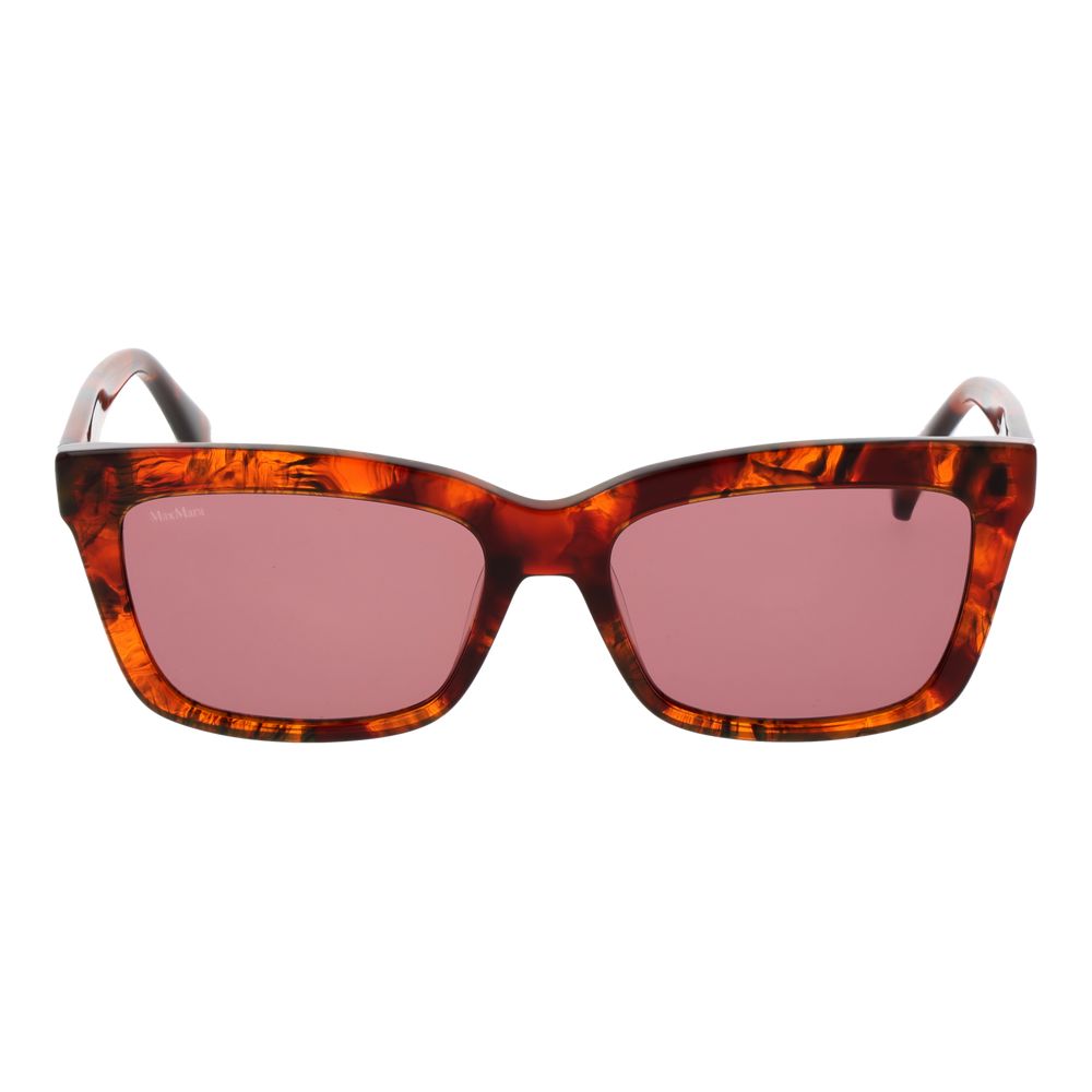 Max Mara bruine plastic zonnebril