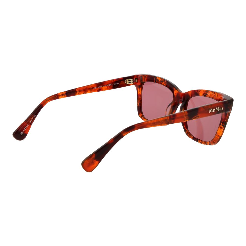 Max Mara bruine plastic zonnebril