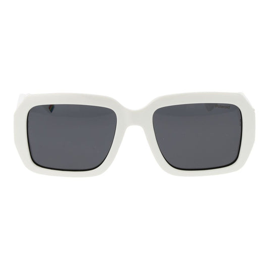 Polaroid White Plastic Sunglasses