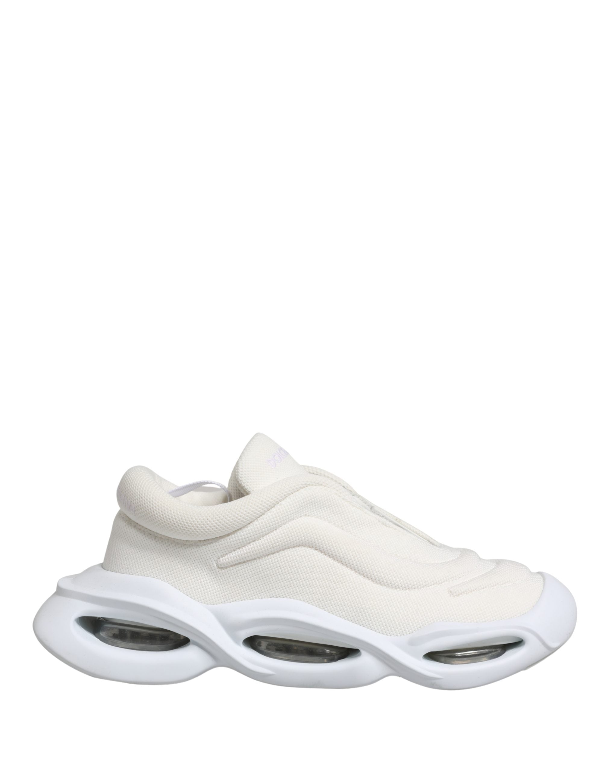 Dolce & Gabbana Witte Slip-On Wave Lage Sneakers Schoenen