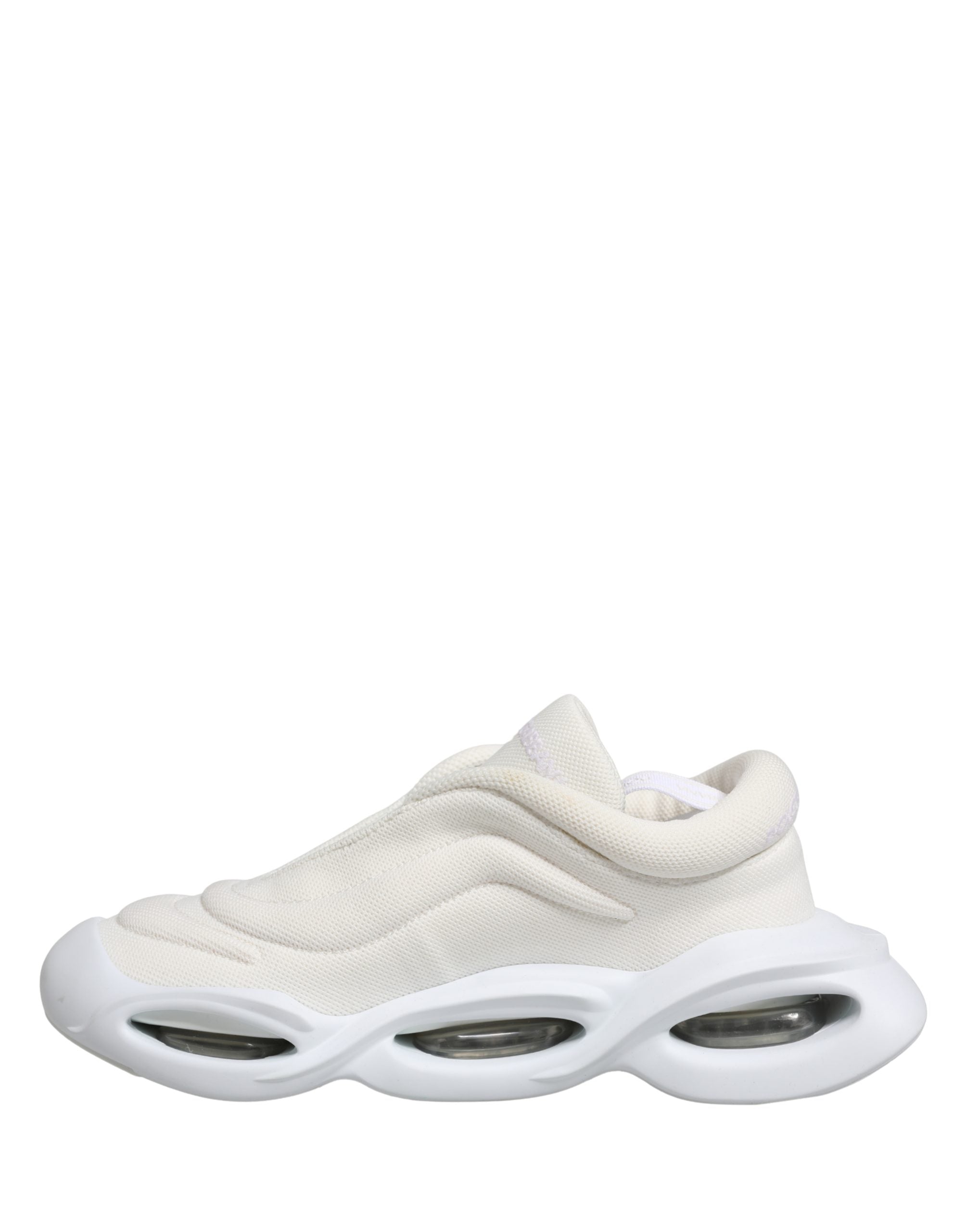 Dolce & Gabbana Witte Slip-On Wave Lage Sneakers Schoenen