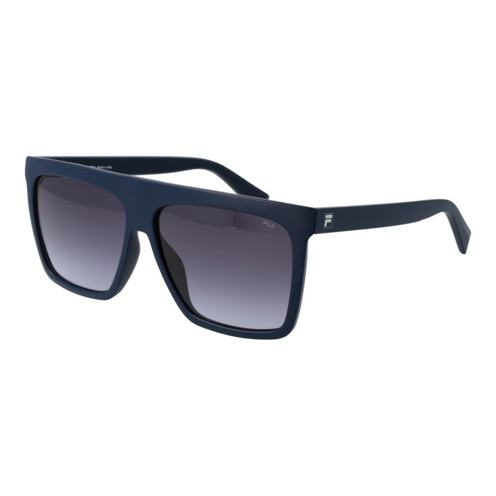 Fila blauwe plastic zonnebril