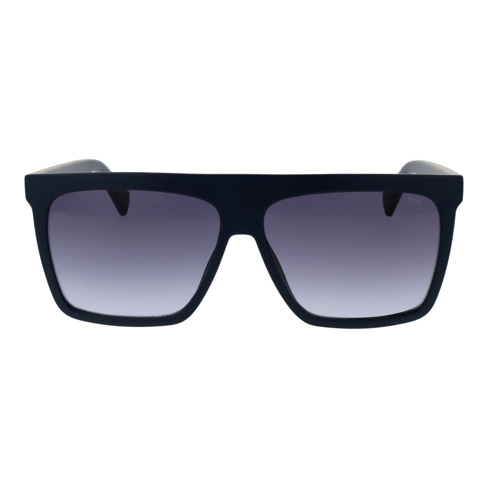 Fila blauwe plastic zonnebril