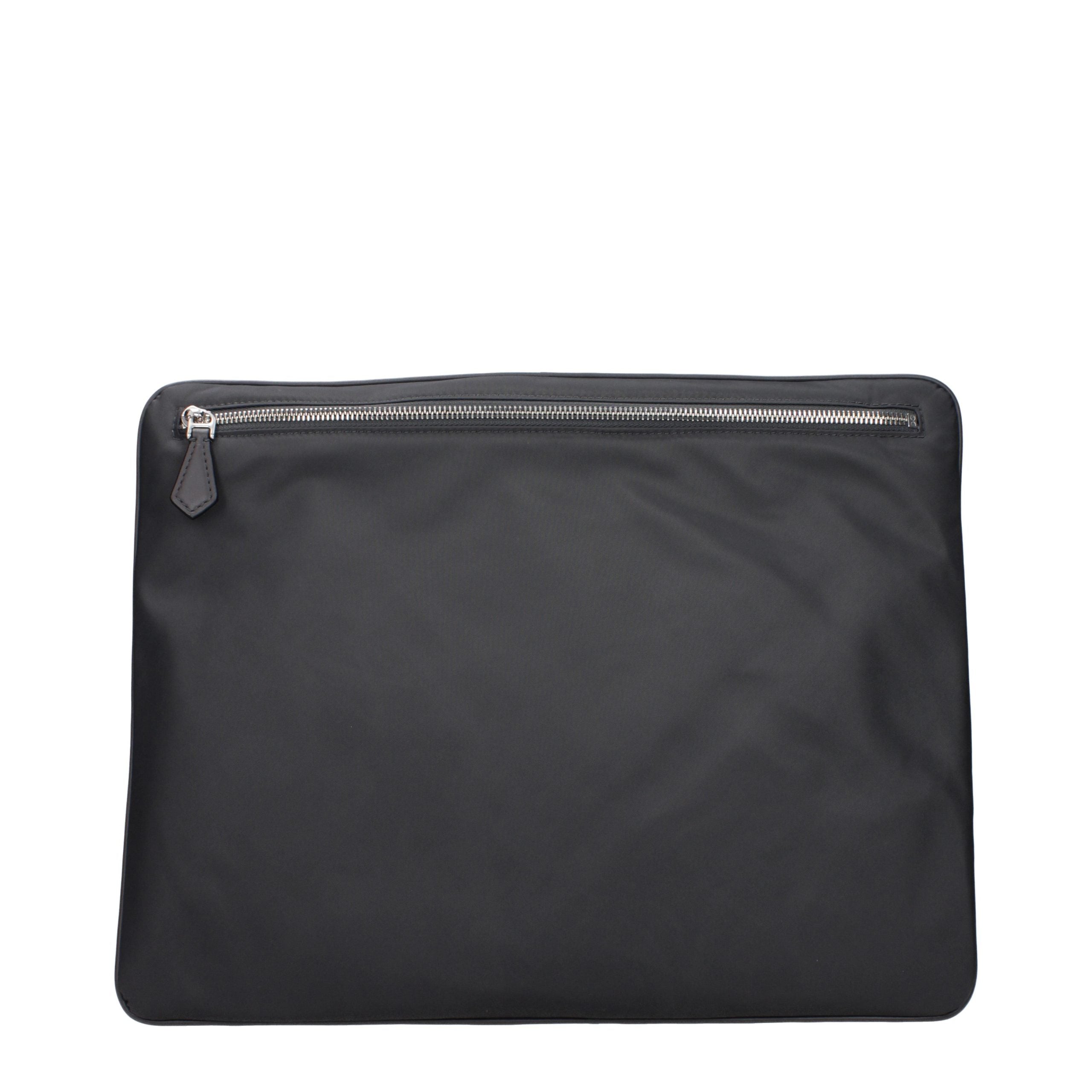 Dolce & Gabbana Grey Fabric Clutch Bag