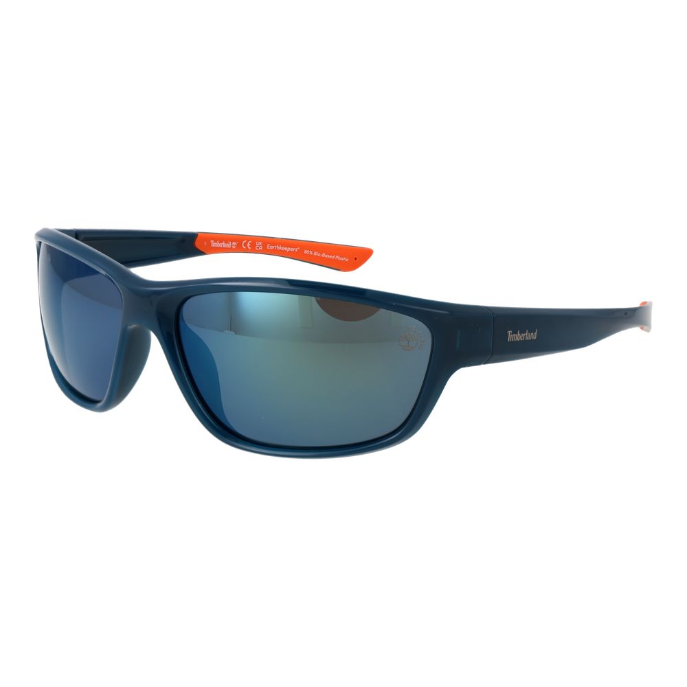 Timberland Blauwe Plastic Zonnebril