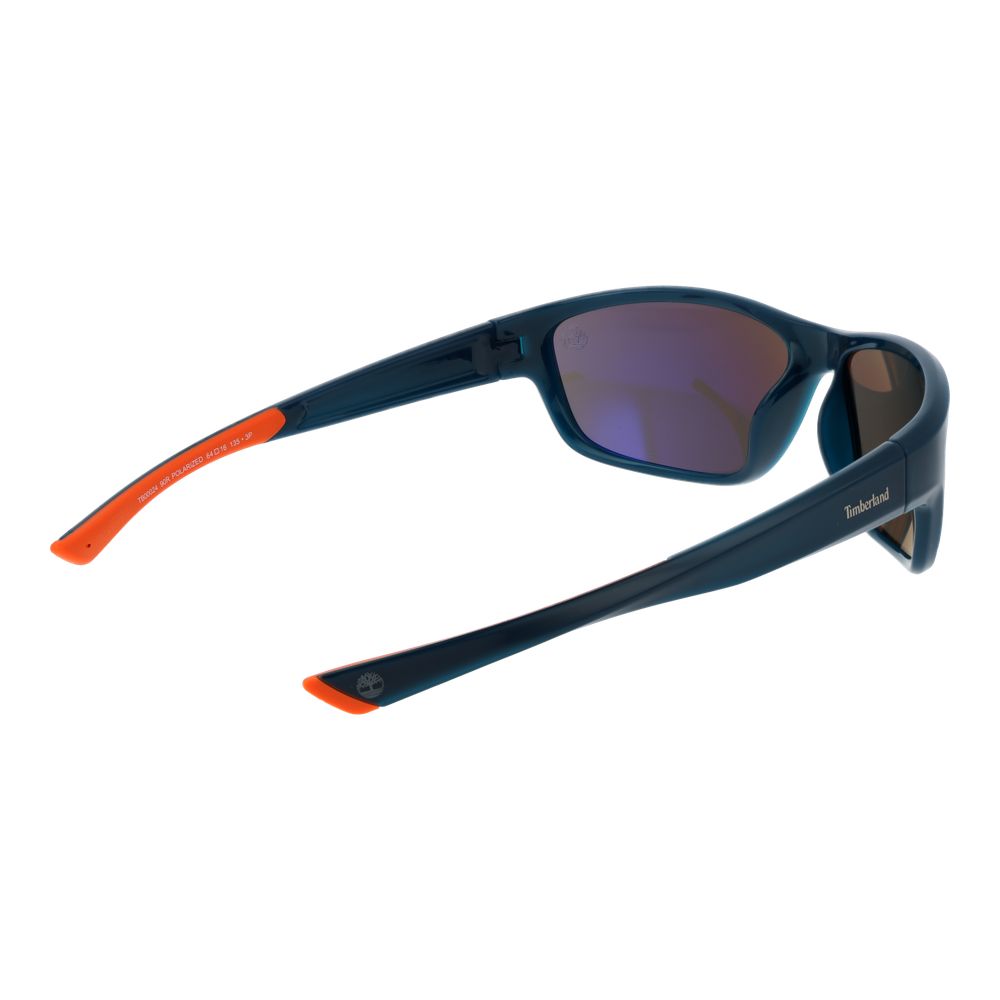 Timberland Blauwe Plastic Zonnebril