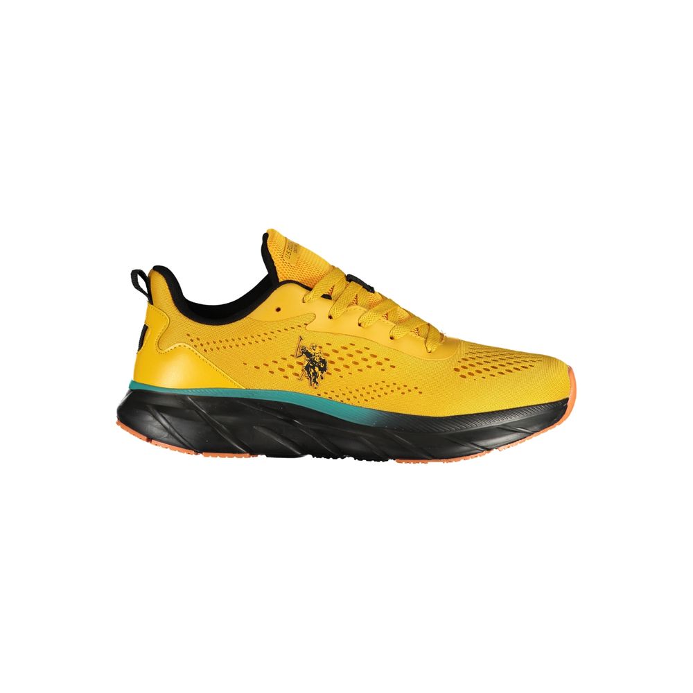 U.S. POLO ASSN. Gele polyester sneaker voor heren