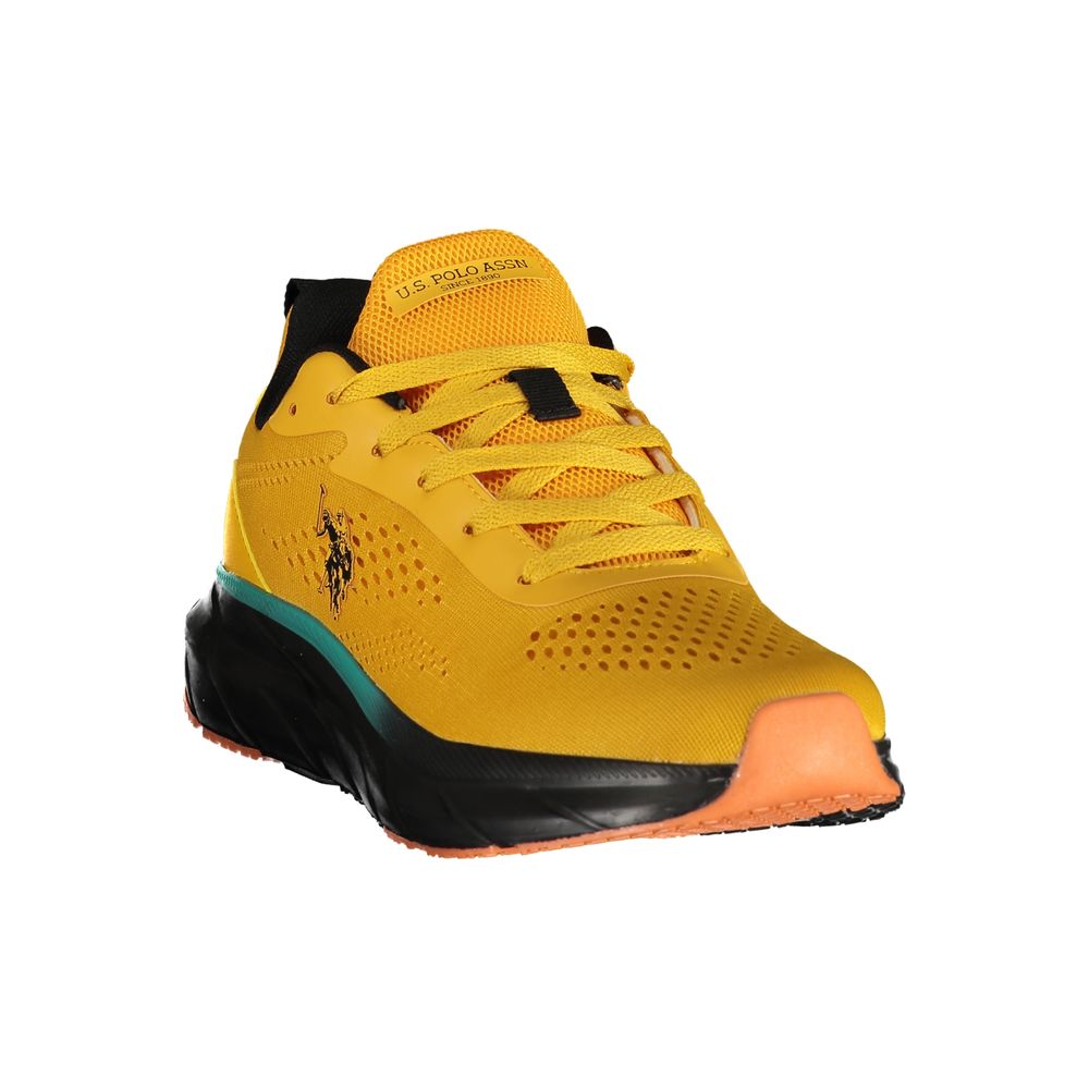 U.S. POLO ASSN. Gele polyester sneaker voor heren