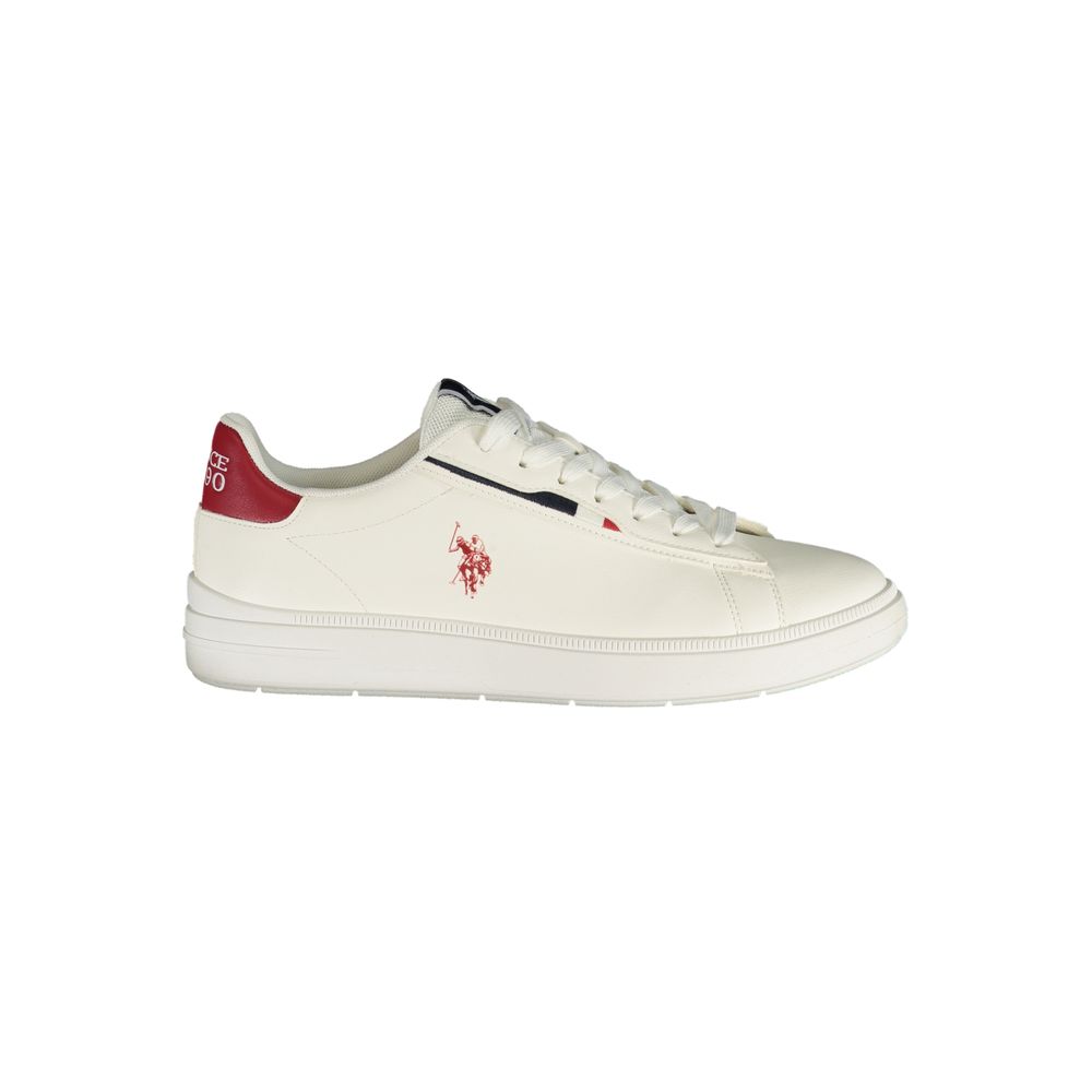 U.S. POLO ASSN. Witte Polyurethaan Herensneaker