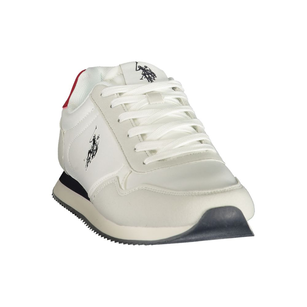 U.S. POLO ASSN. Witte Polyurethaan Heren Sneaker
