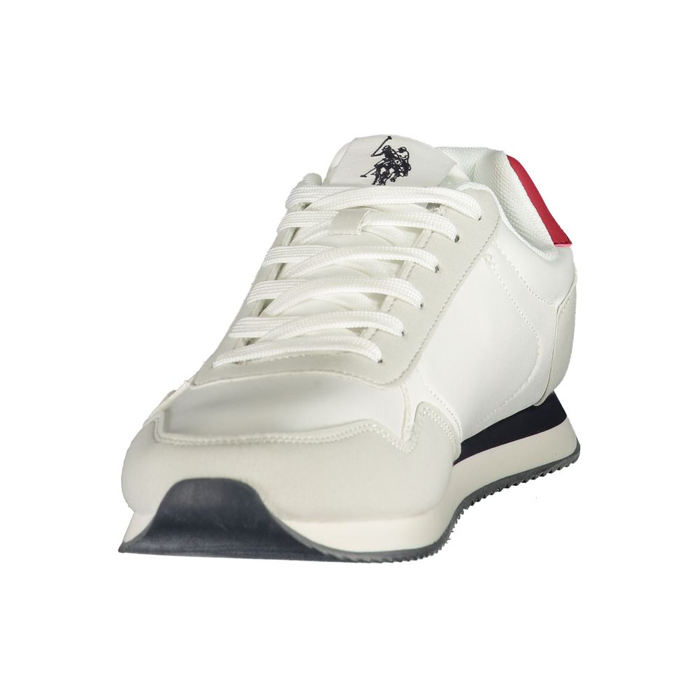 U.S. POLO ASSN. Witte Polyurethaan Heren Sneaker
