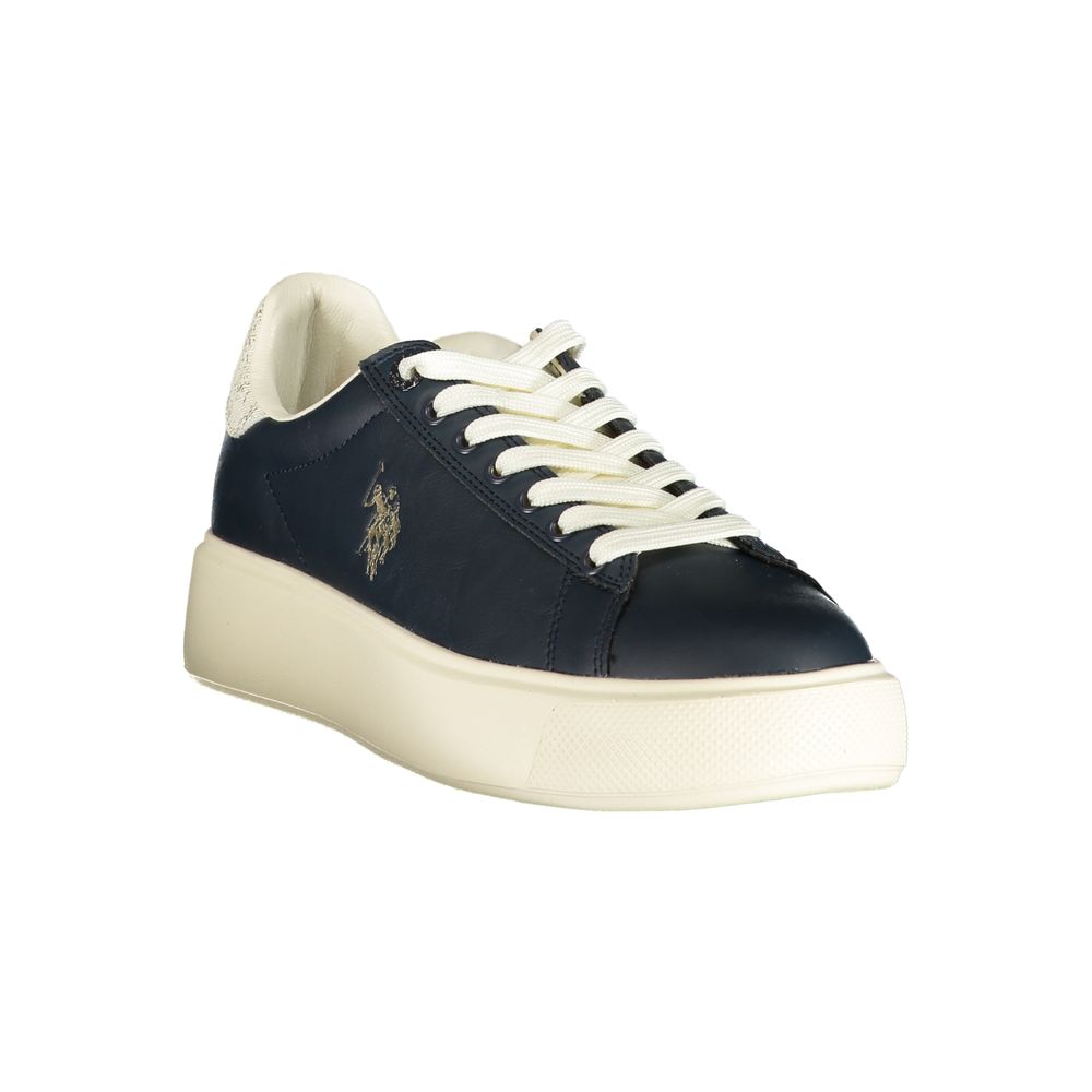 U.S. POLO ASSN. Blauwe polyurethaan damessneaker