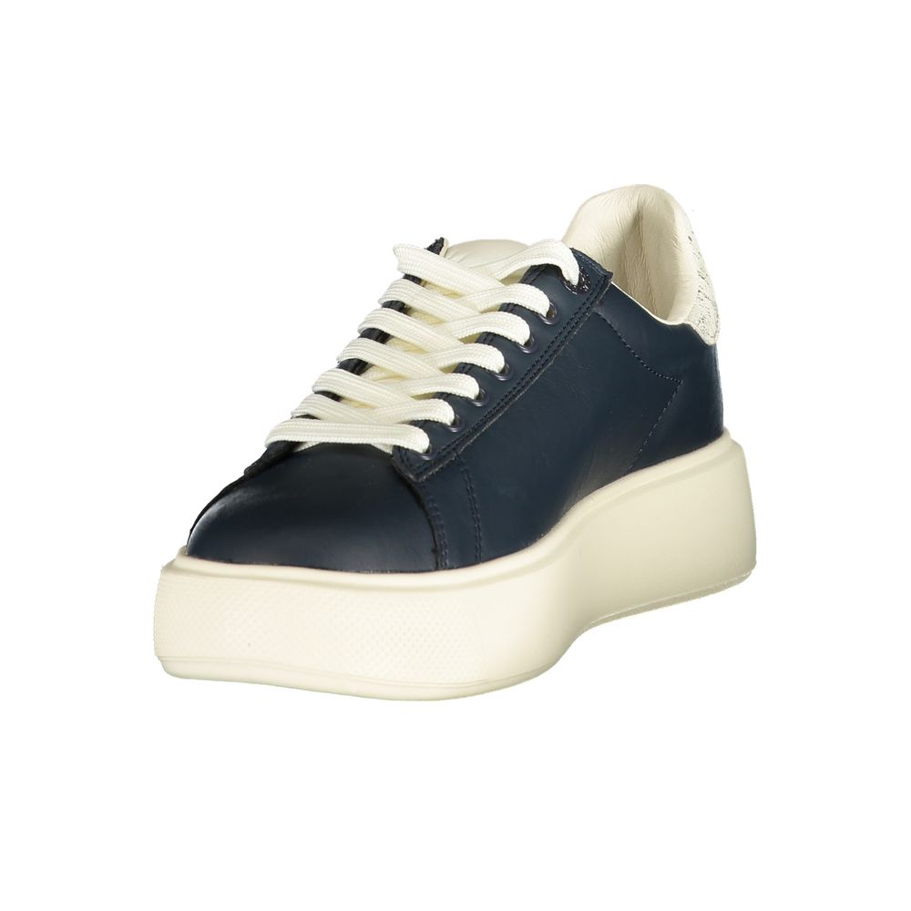 U.S. POLO ASSN. Blauwe polyurethaan damessneaker