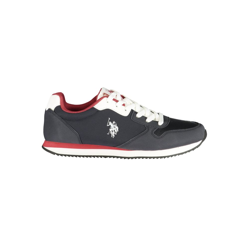 U.S. POLO ASSN. Blauwe polyurethaan herensneaker