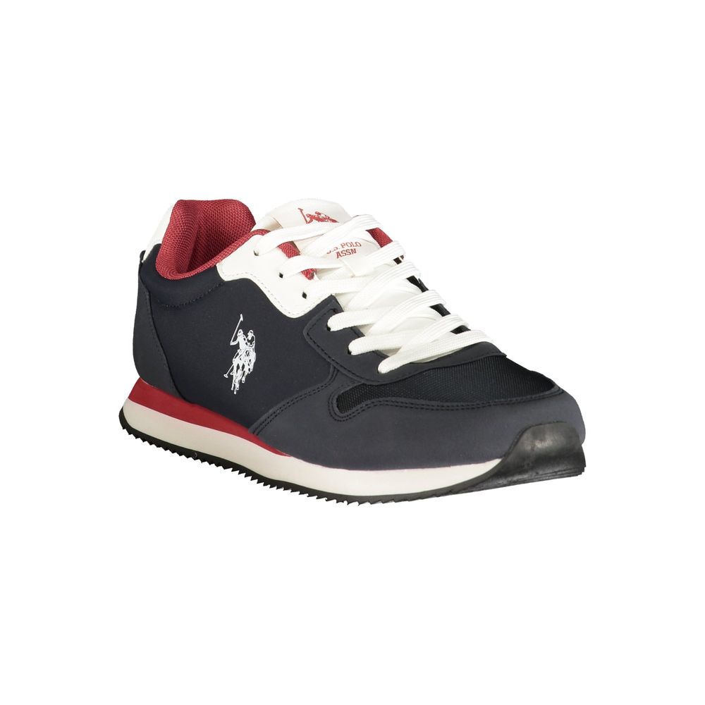 U.S. POLO ASSN. Blauwe polyurethaan herensneaker
