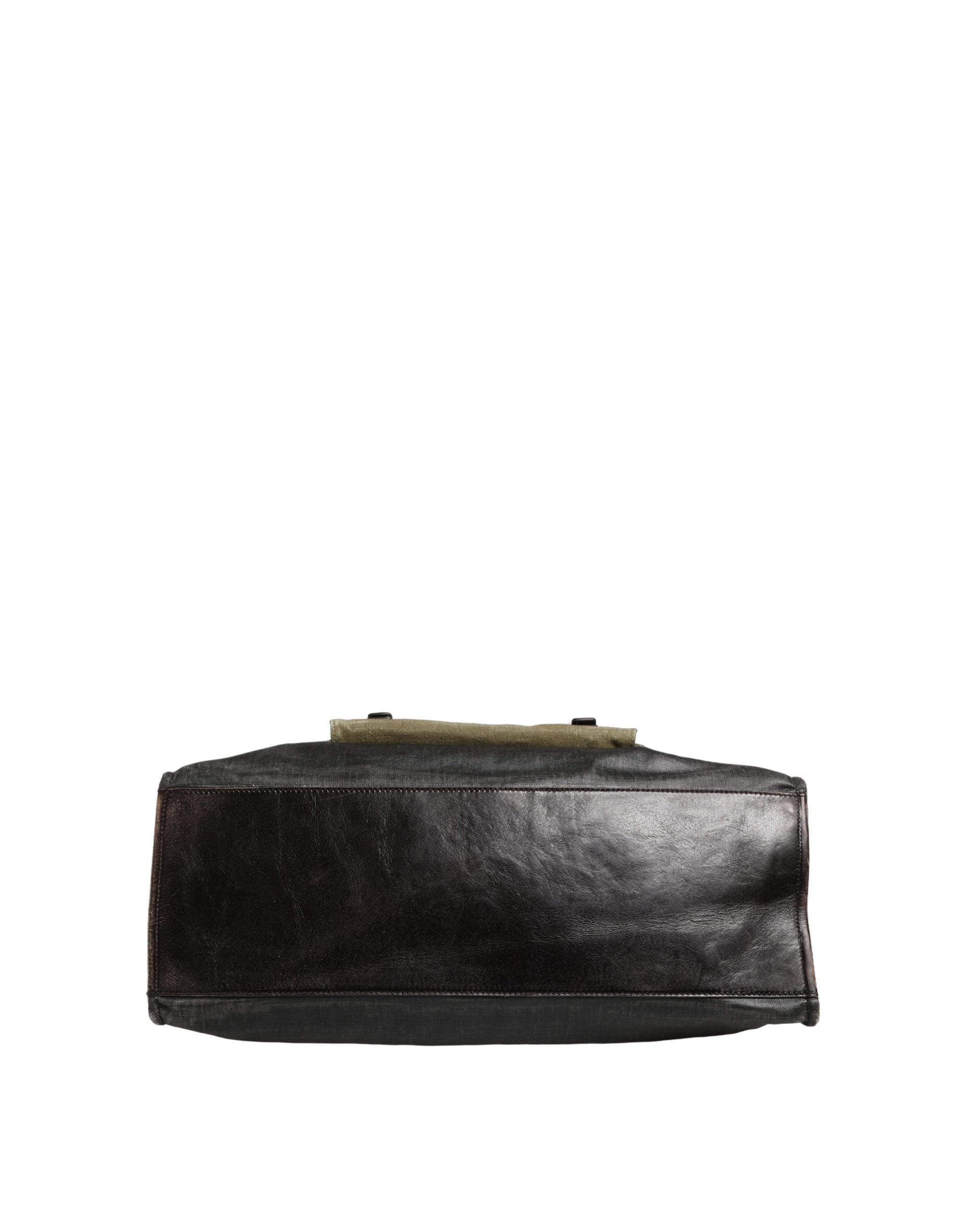 Dolce & Gabbana Military Green Two-Tone Tote Duffel Shoulder Bag