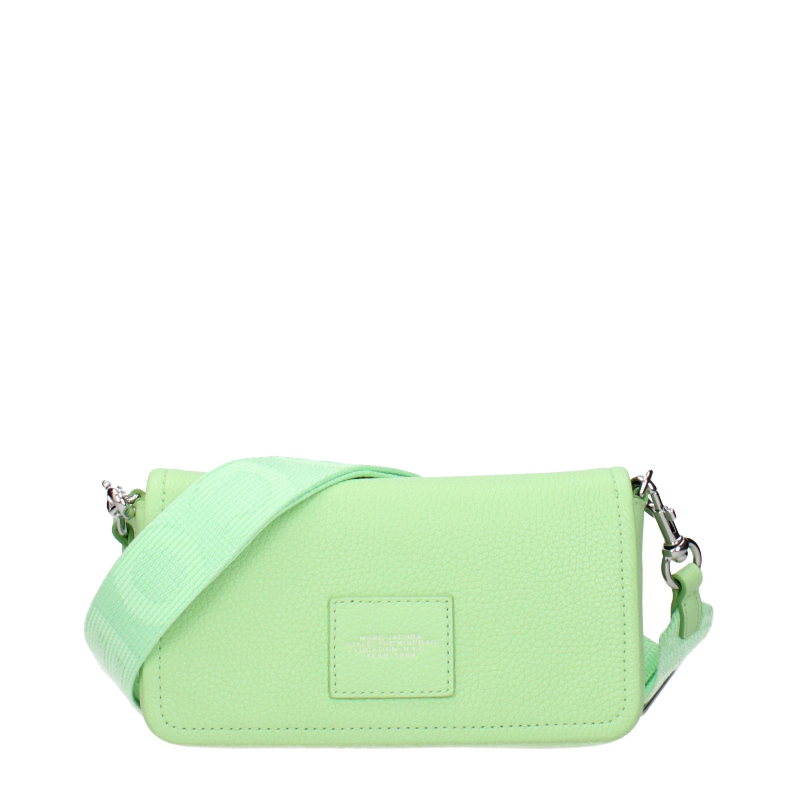 Sac bandoulière en cuir vert Marc Jacobs