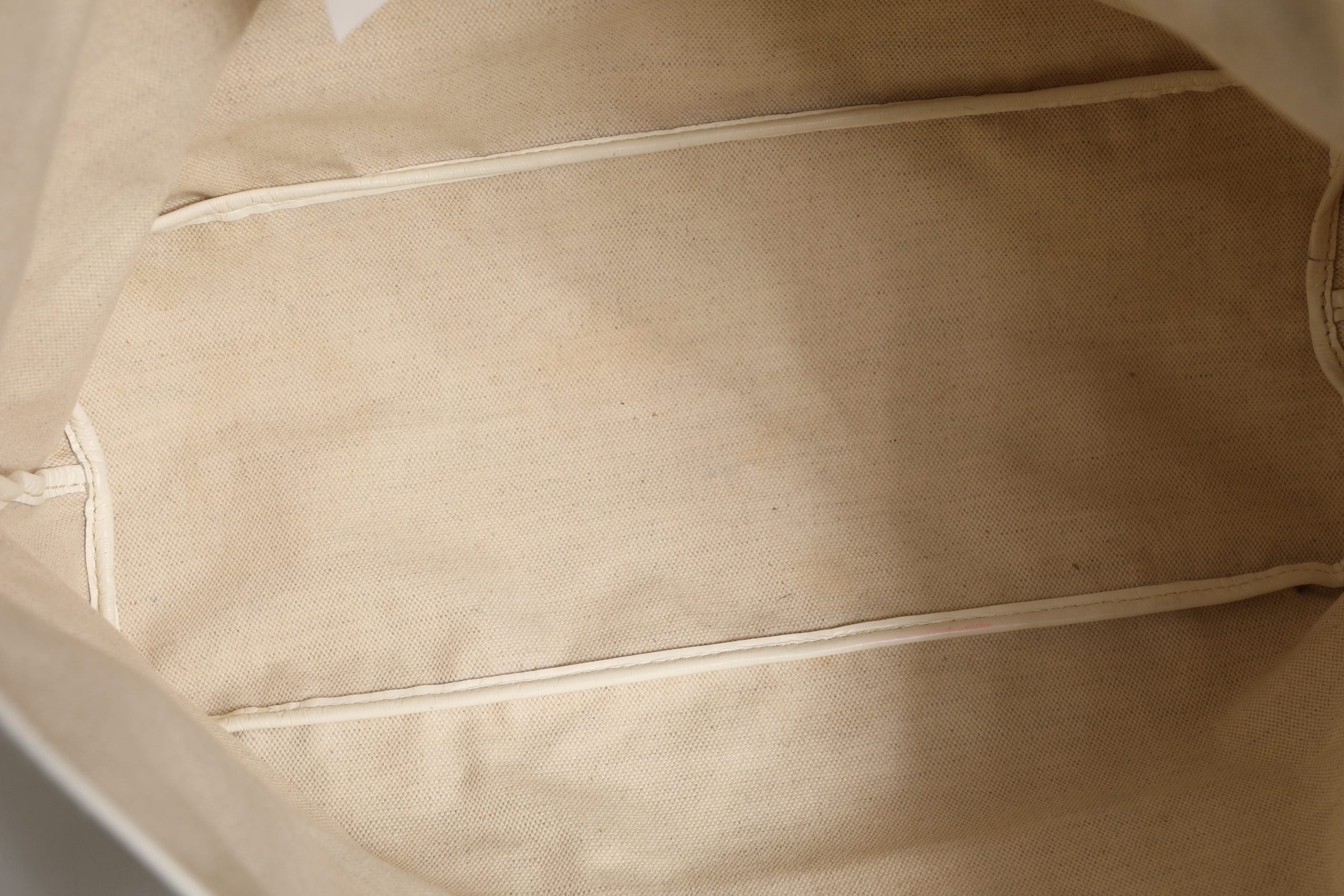 Saint Louis PM Tote Bag in Goyardine Canvas White