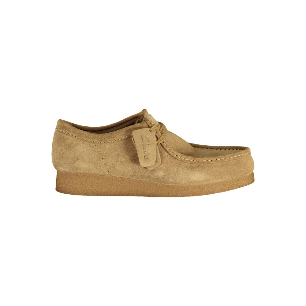 Clarks Beige Suede Men's Sneakers