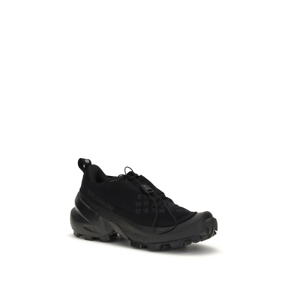 MM6 Baskets de sport noires en nylon