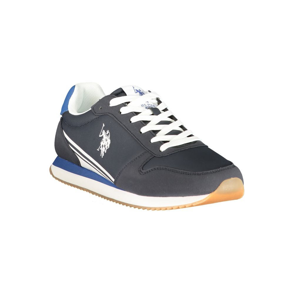 U.S. POLO ASSN. Blauwe polyurethaan herensneaker