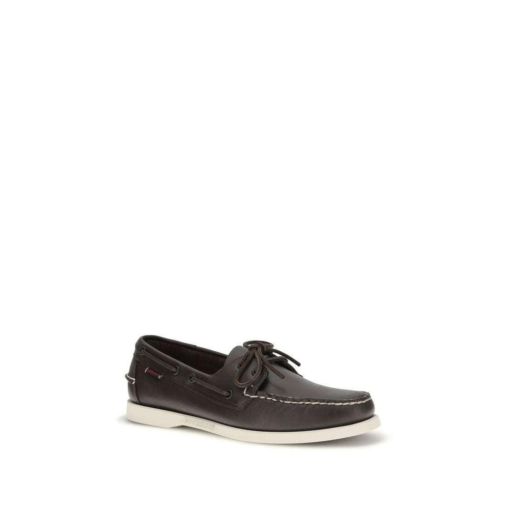 Sebago bruin kalfsleren Bos Taurus instapmocassins