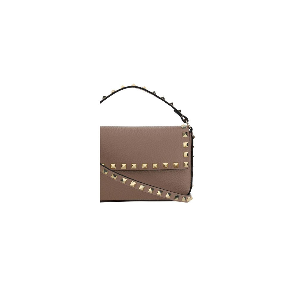 Valentino Garavani Beige Kalfsleer Bos Taurus Schoudertas