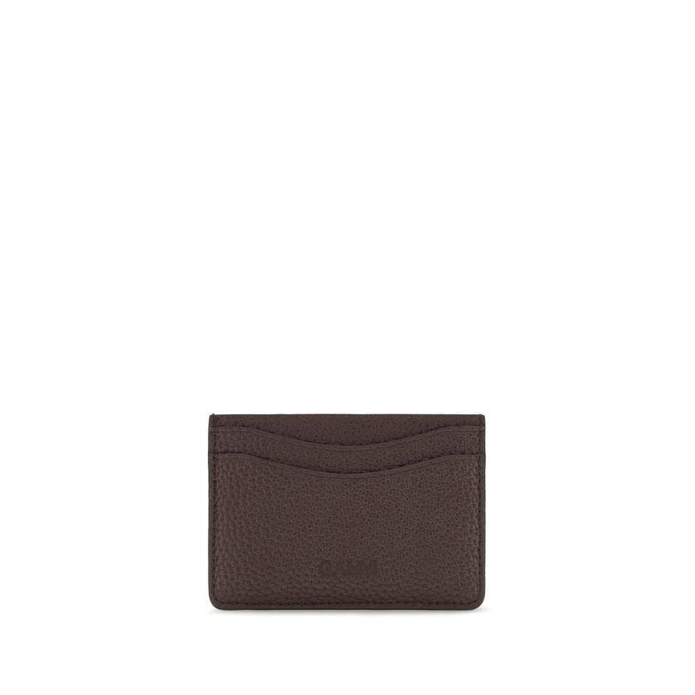 Ganni Bruine Portemonnee van Gerecycled Polyester