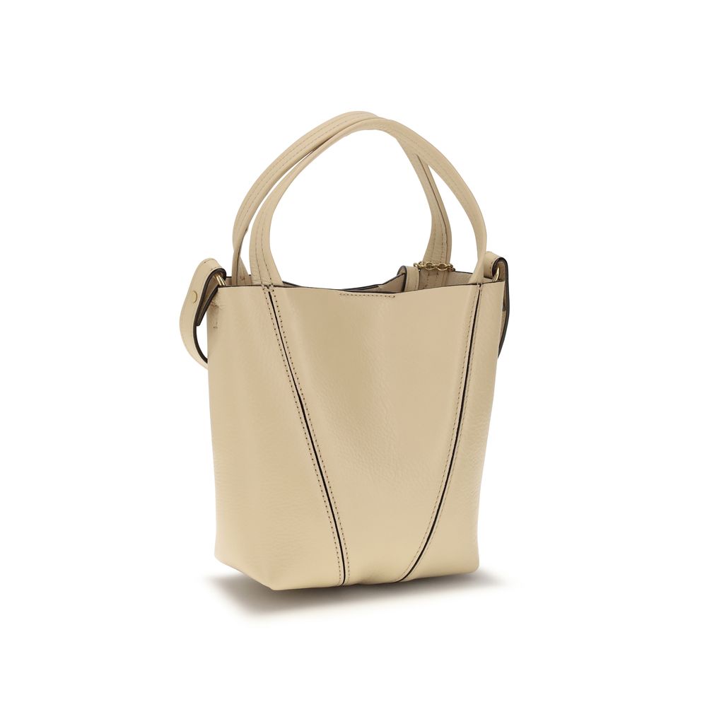 Chloé Schoudertas van kalfsleer beige Bos Taurus
