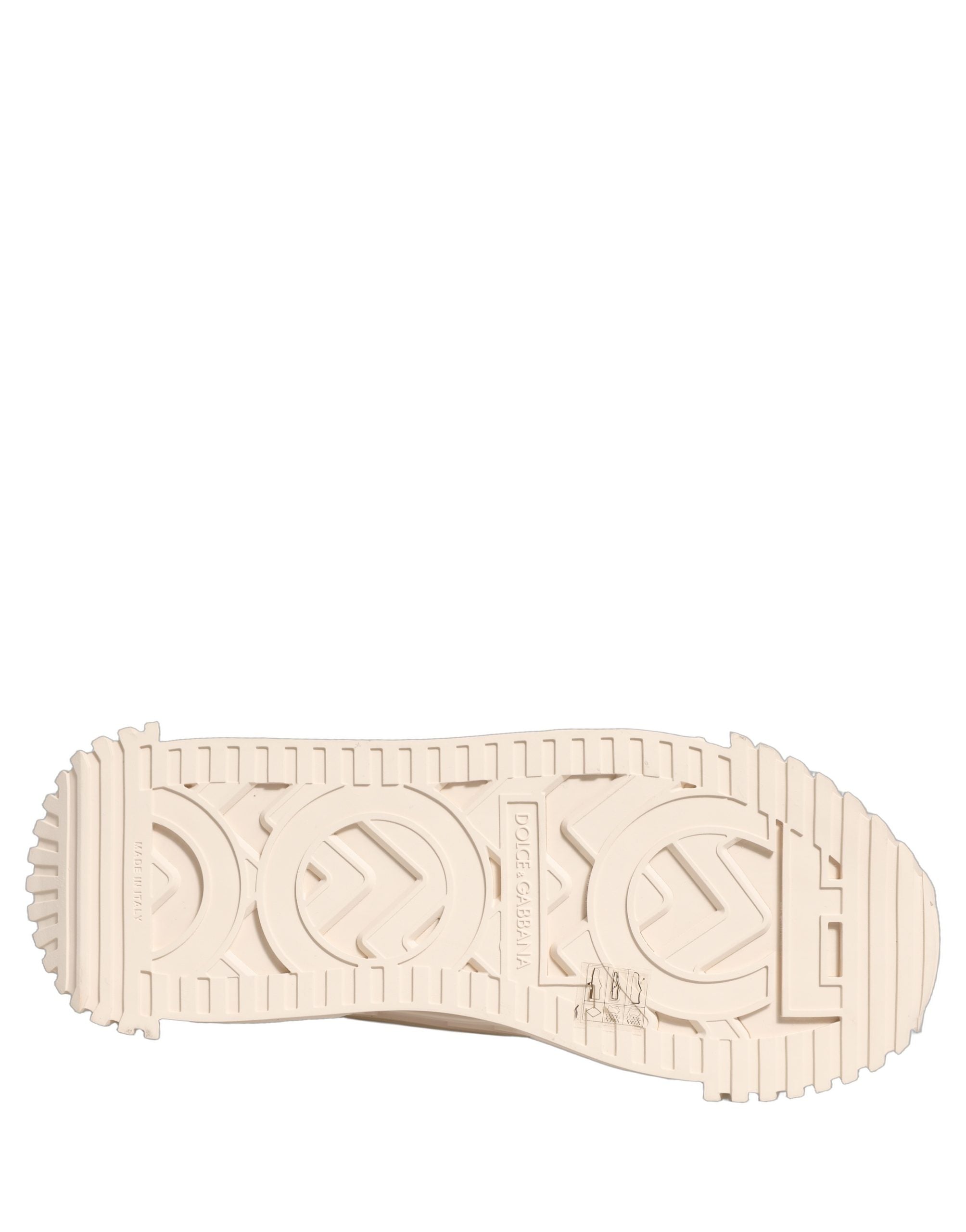 Dolce & Gabbana Witte Kanten NS1 Lage Sneaker Sportschoenen