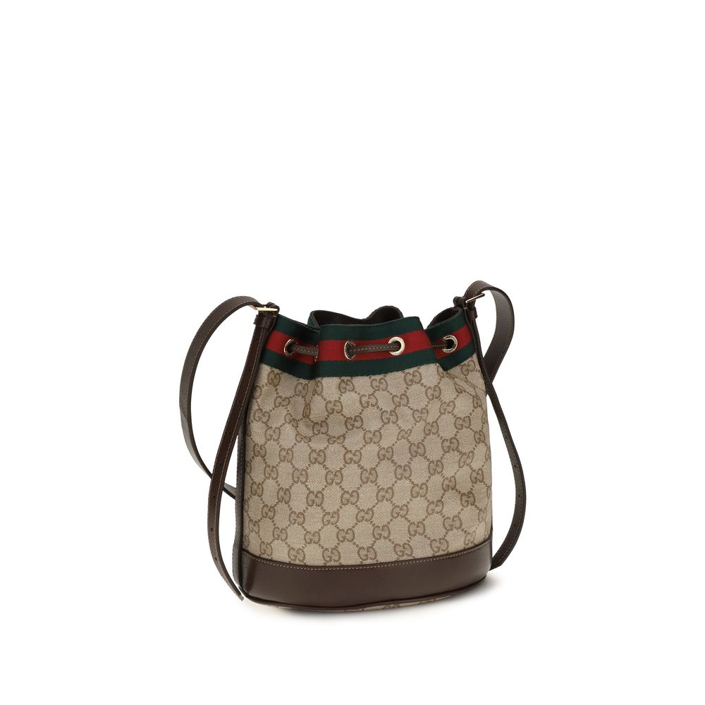 Gucci Beige Katoenen Handtas