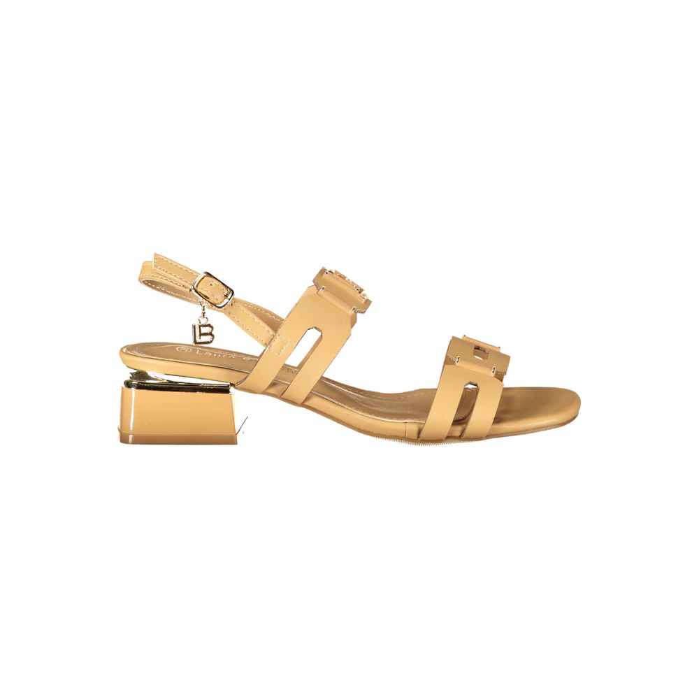 Laura Biagiotti Beige Polyurethaan Dames Sandaal