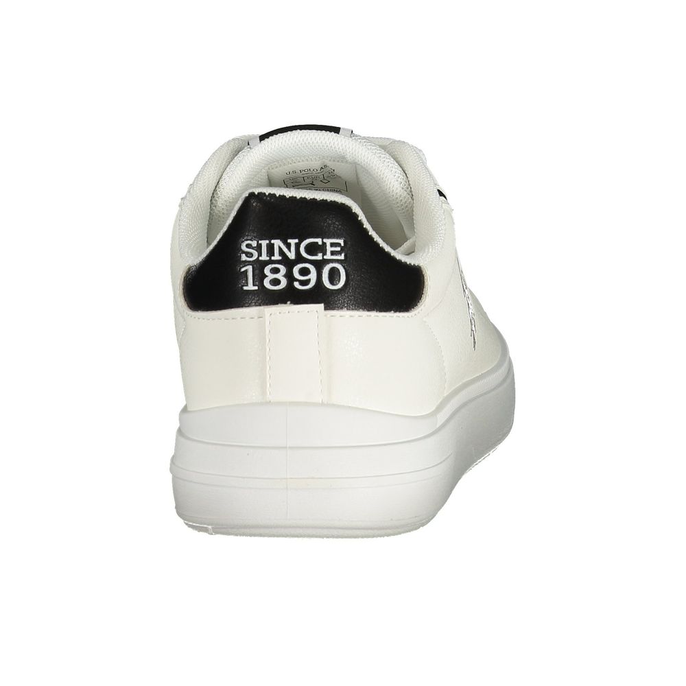 U.S. POLO ASSN. Witte polyurethaan herensneaker