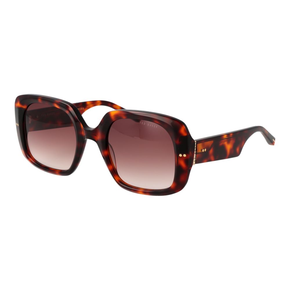 Ted Baker bruine acetaat zonnebril