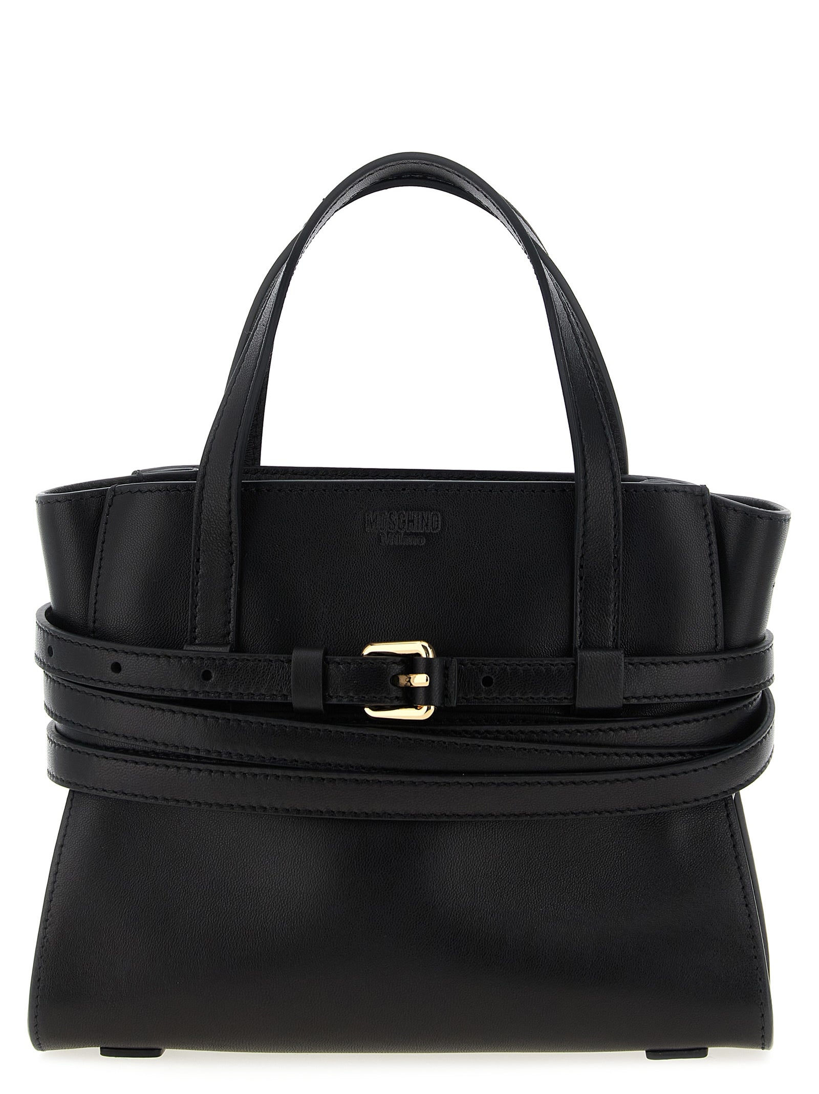 Sac à main Moschino en polyester noir
