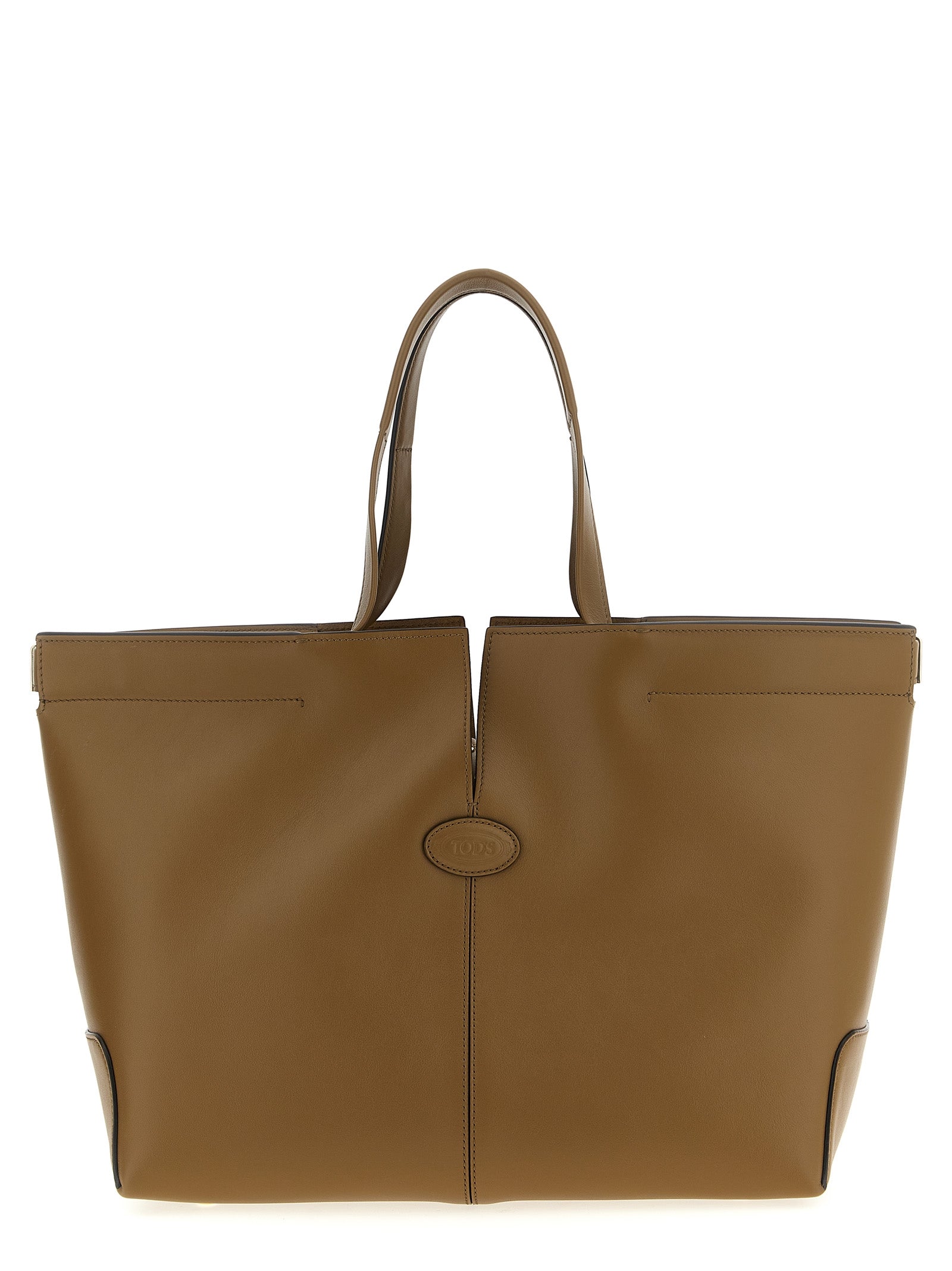 Tod's Tweekleurige Kalfsleren Handtas