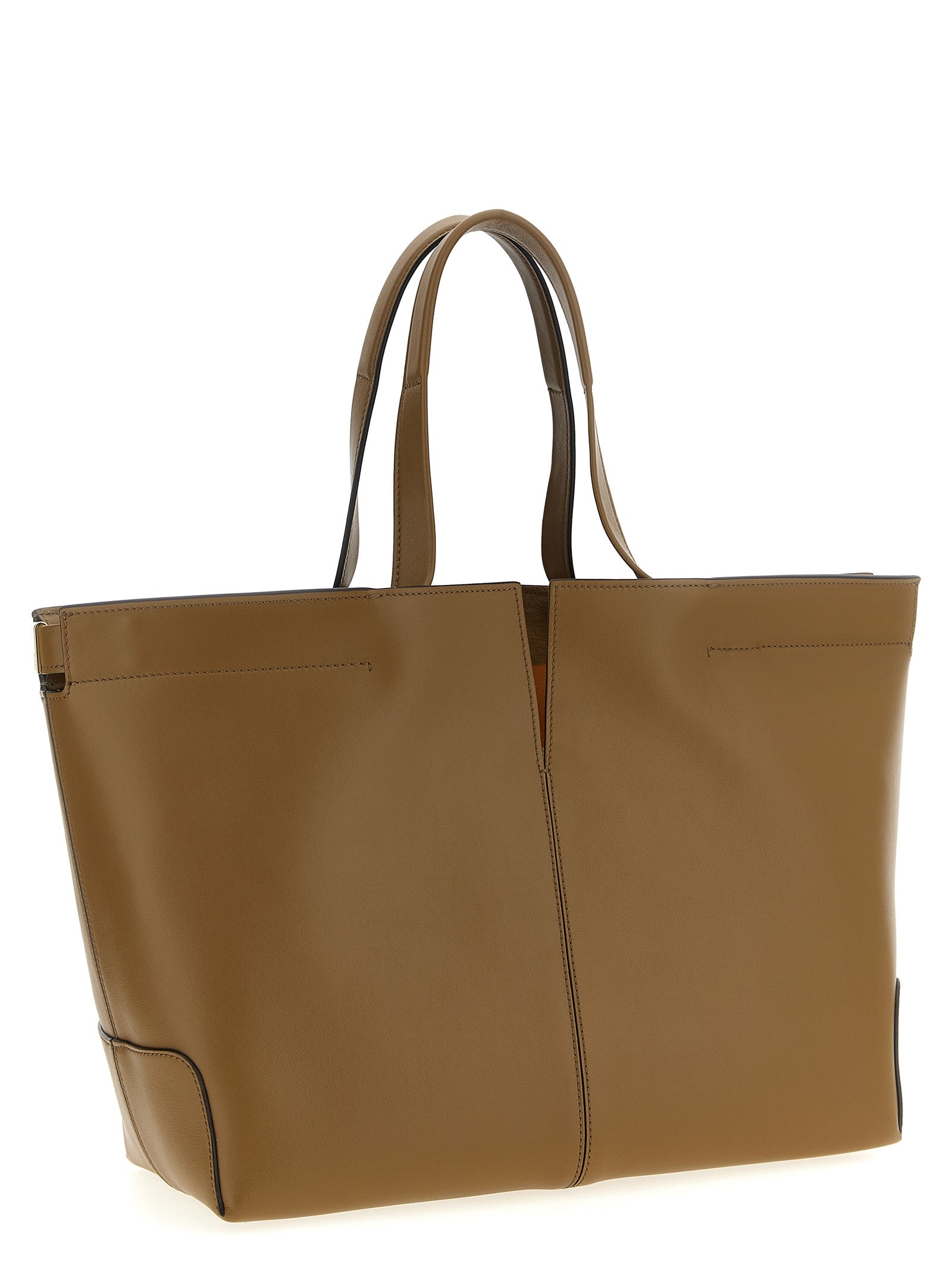 Tod's Tweekleurige Kalfsleren Handtas