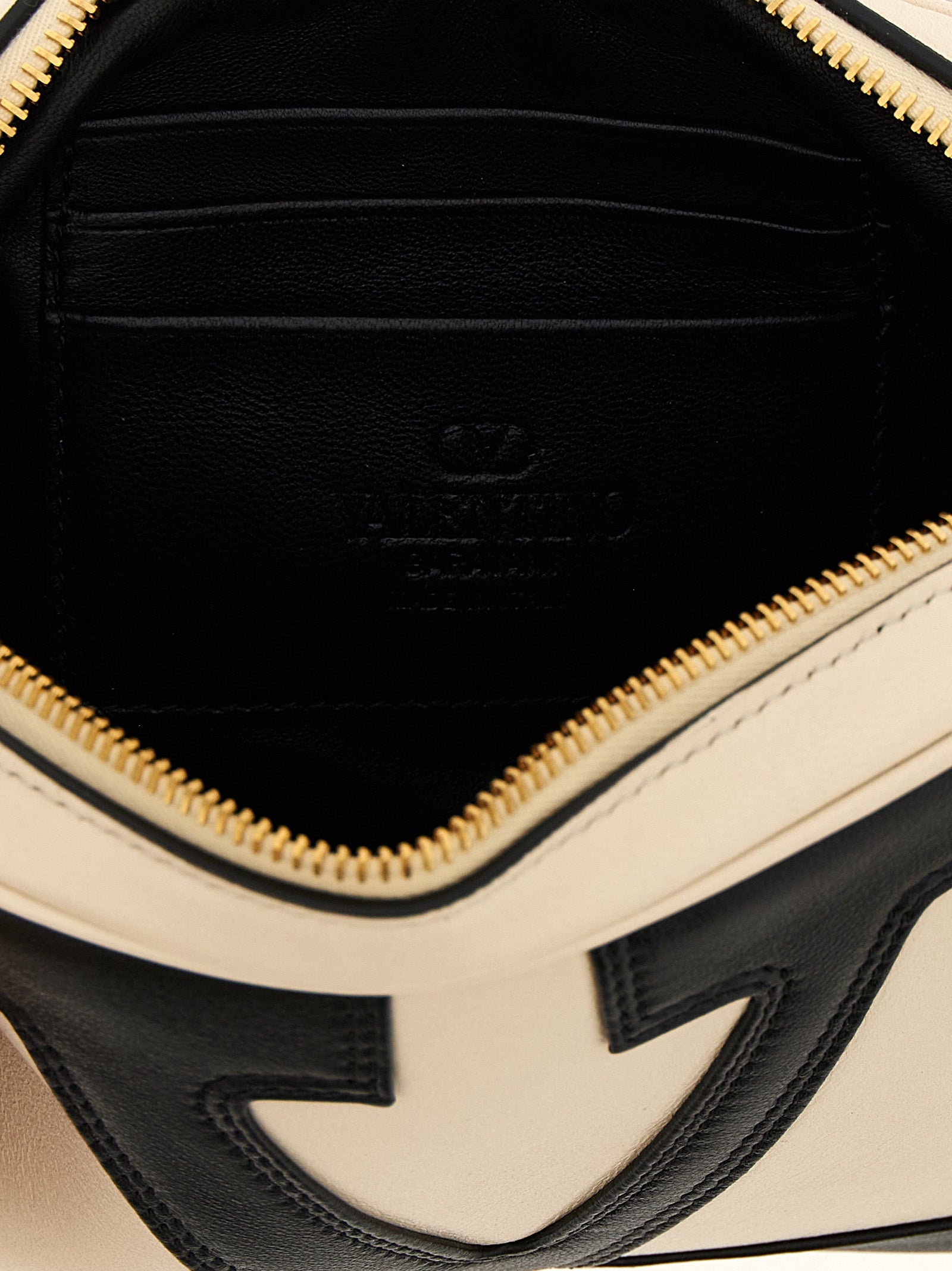 Valentino Garavani Bicolor Lambskin Leather Crossbody Bag