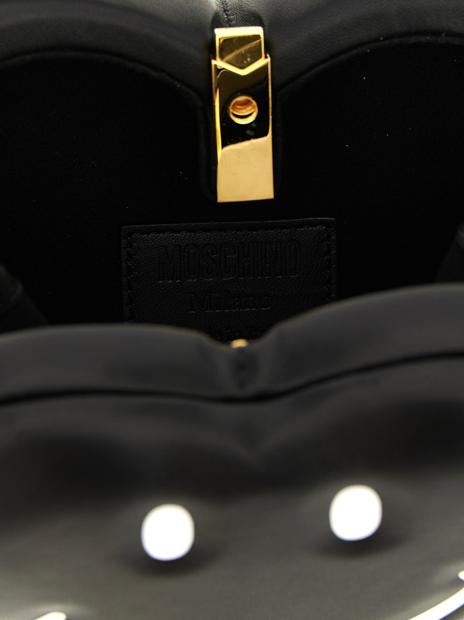 Moschino Zwarte Polyester Handtas