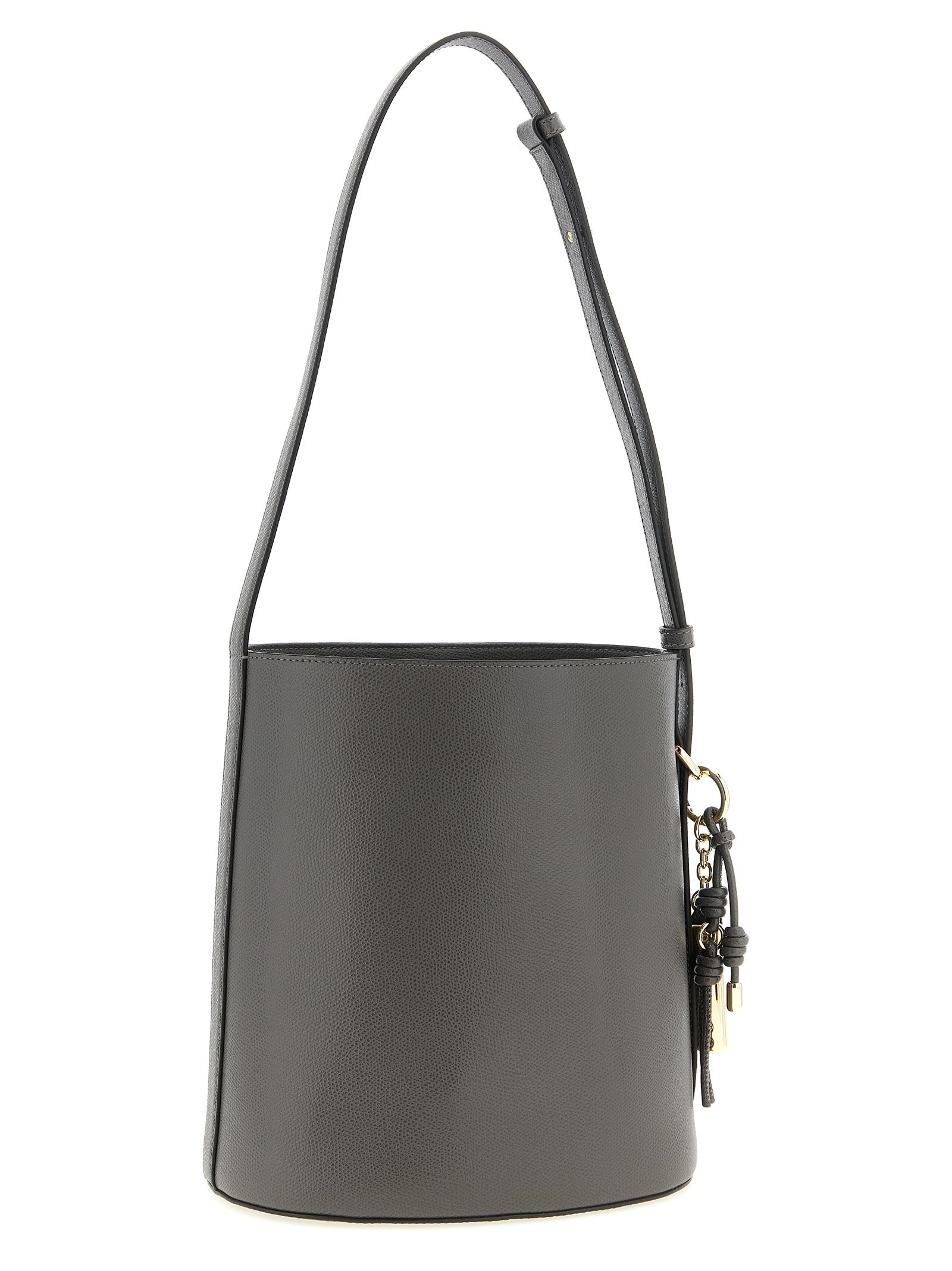 Sac bandoulière Furla en cuir de veau gris