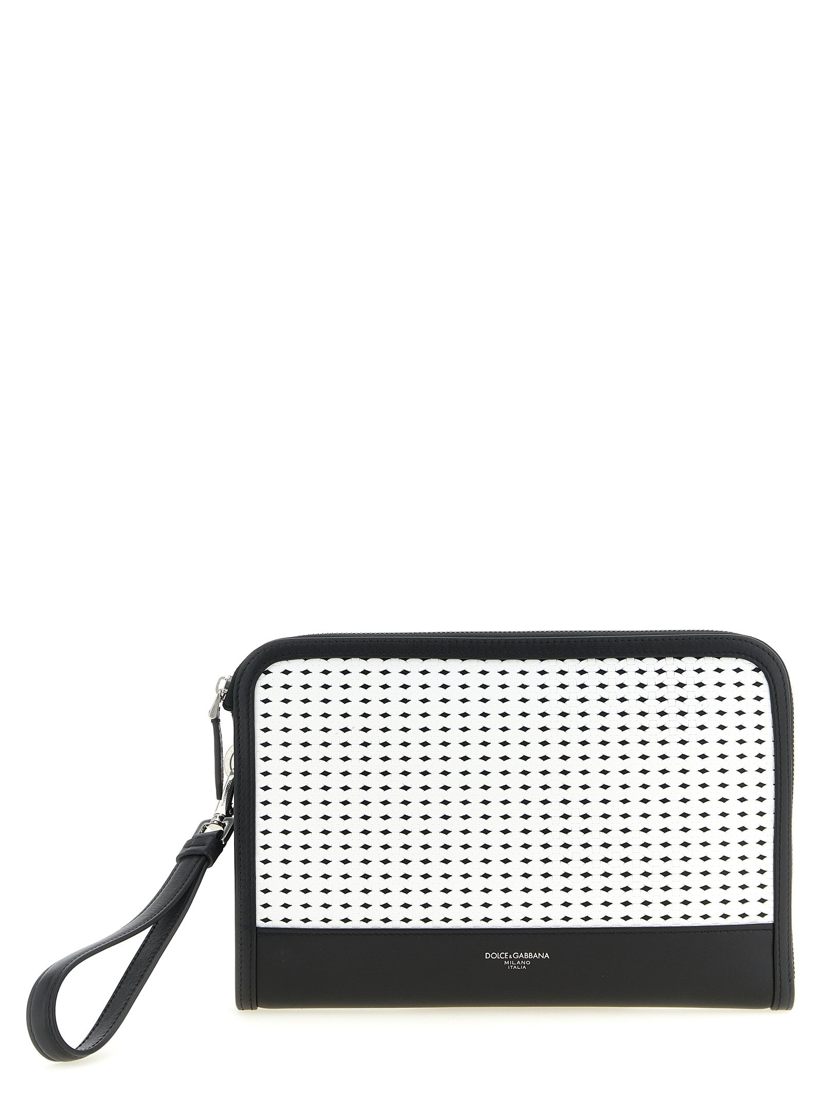 Dolce & Gabbana Bicolor Kalfsleren Clutch