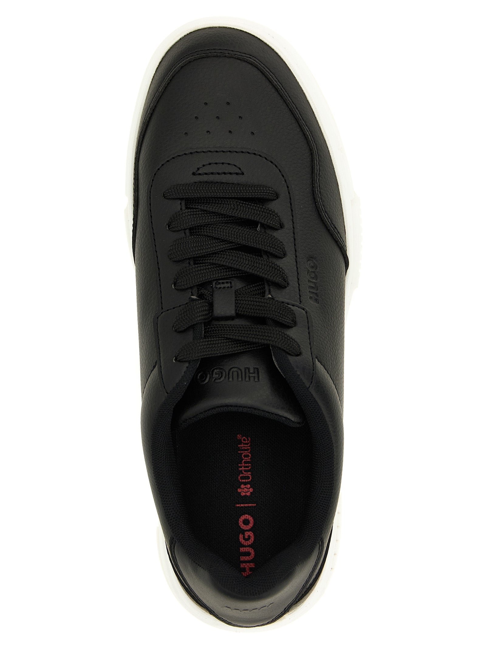 Hugo Boss Black Polyester Lage Sneakers