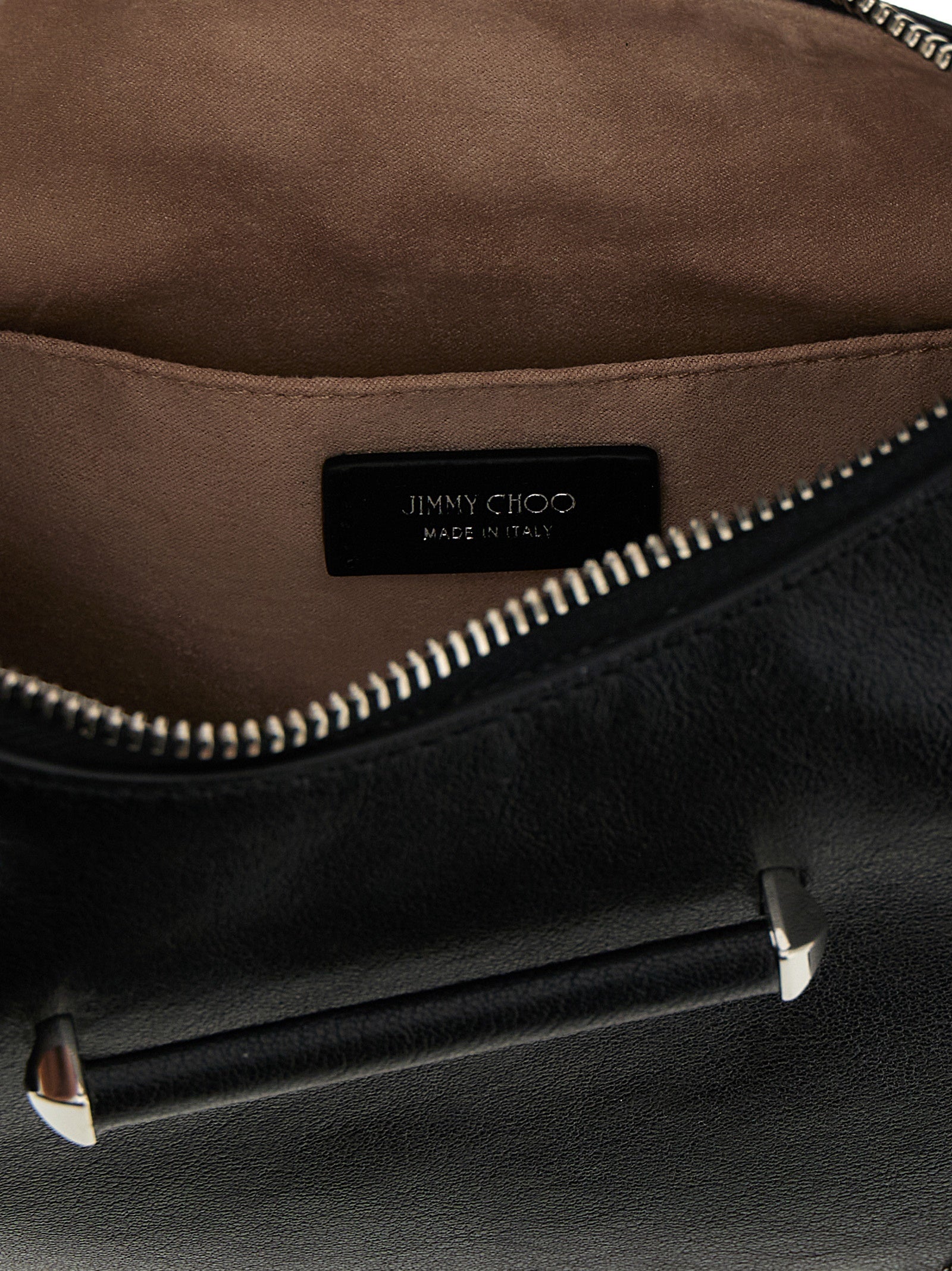 Jimmy Choo Schoudertas van wit lamsleer