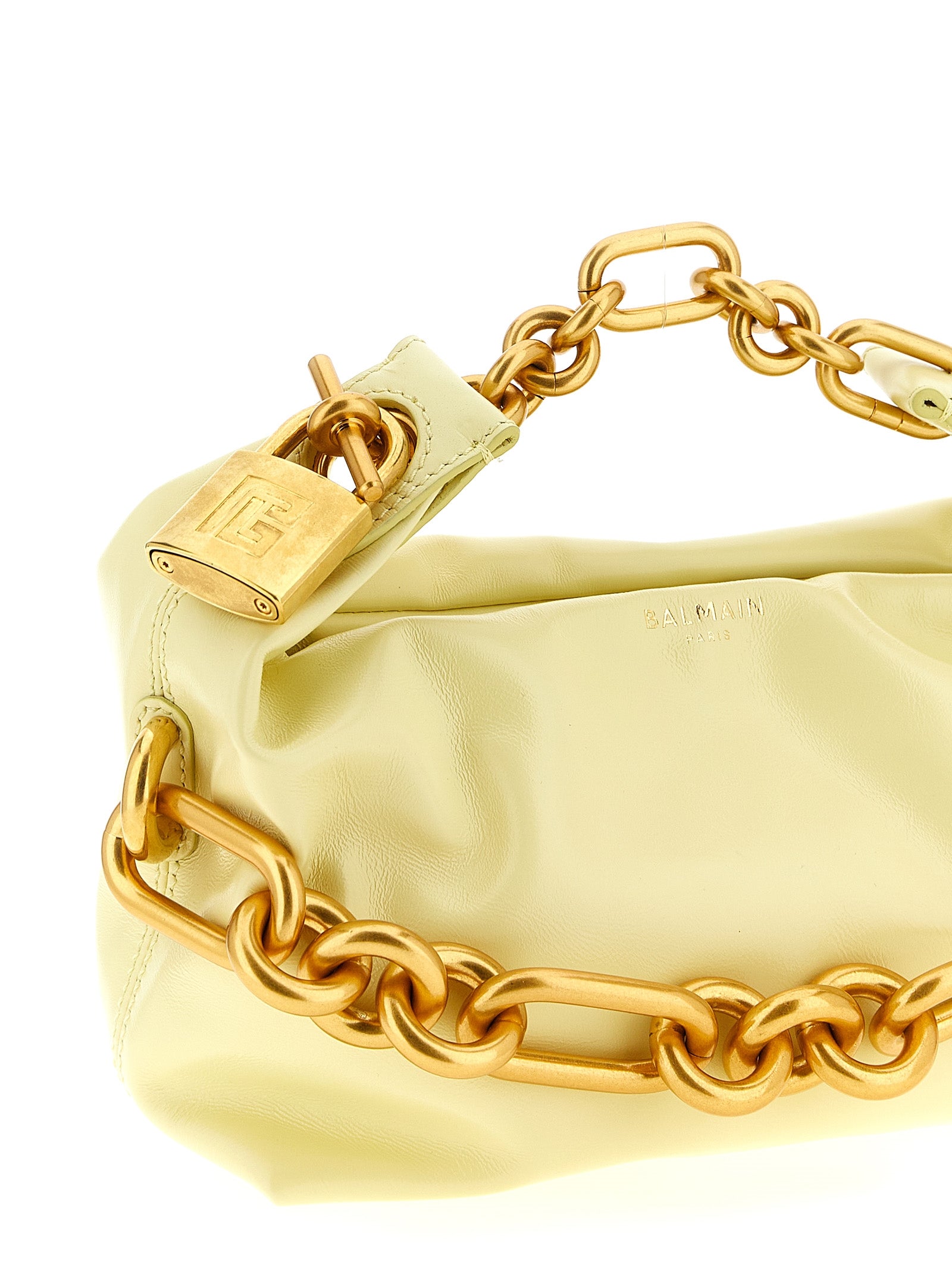 Balmain Tweekleurige handtas van kalfsleer