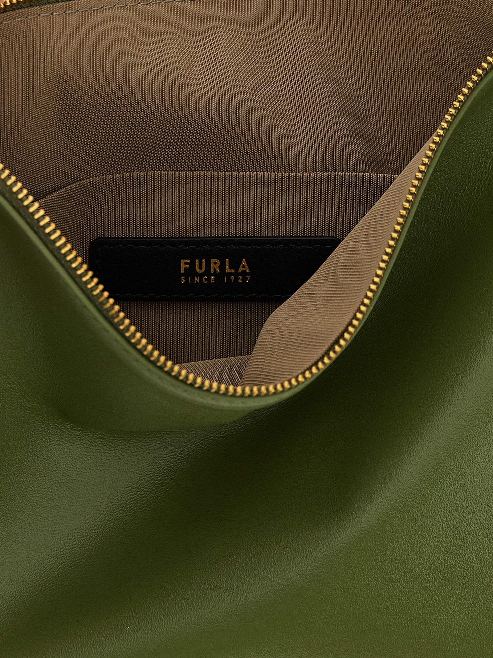 Furla Bicolor schoudertas van lamsleer