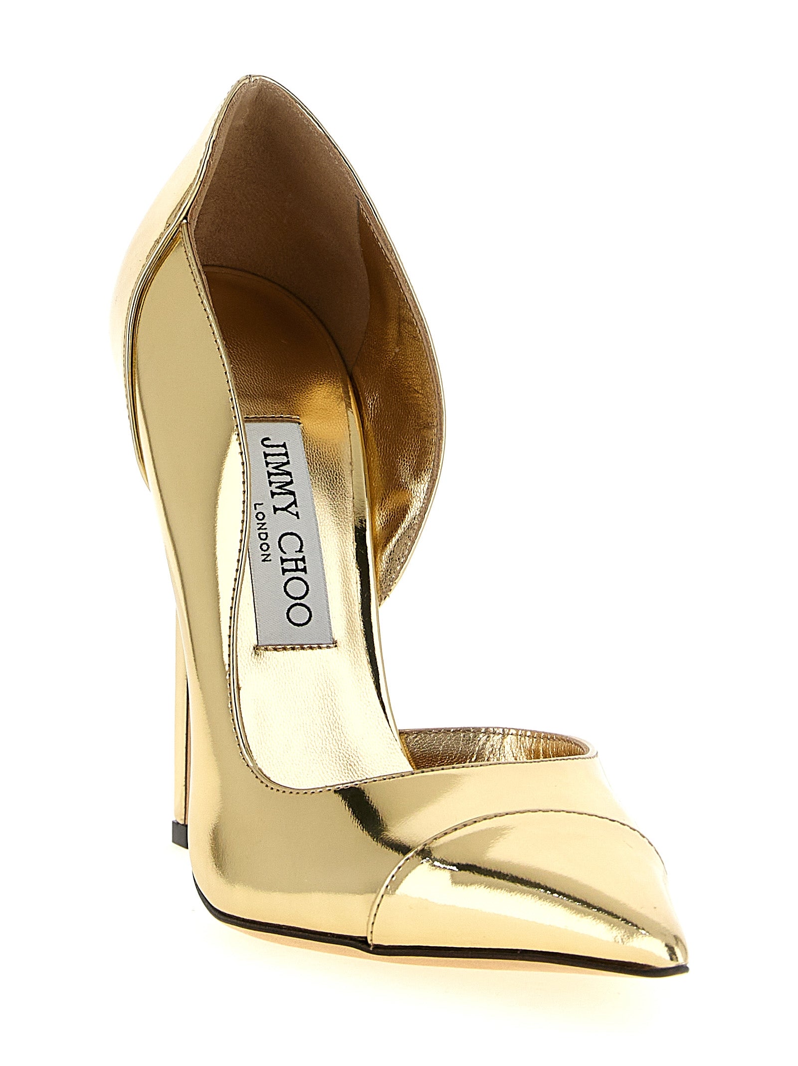 Jimmy Choo Gold Leren Pumps met Hoge Hak