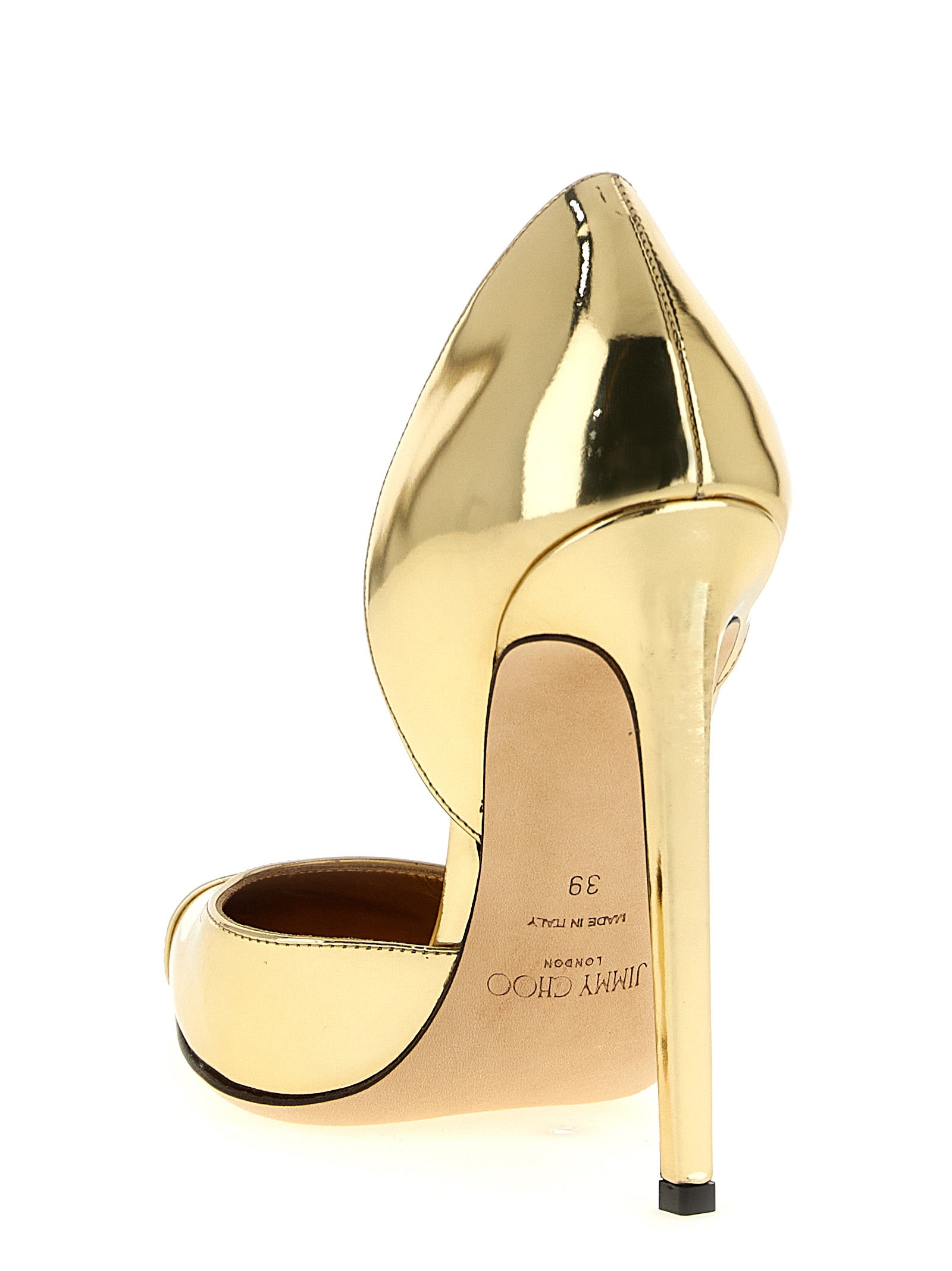 Jimmy Choo Gold Leren Pumps met Hoge Hak